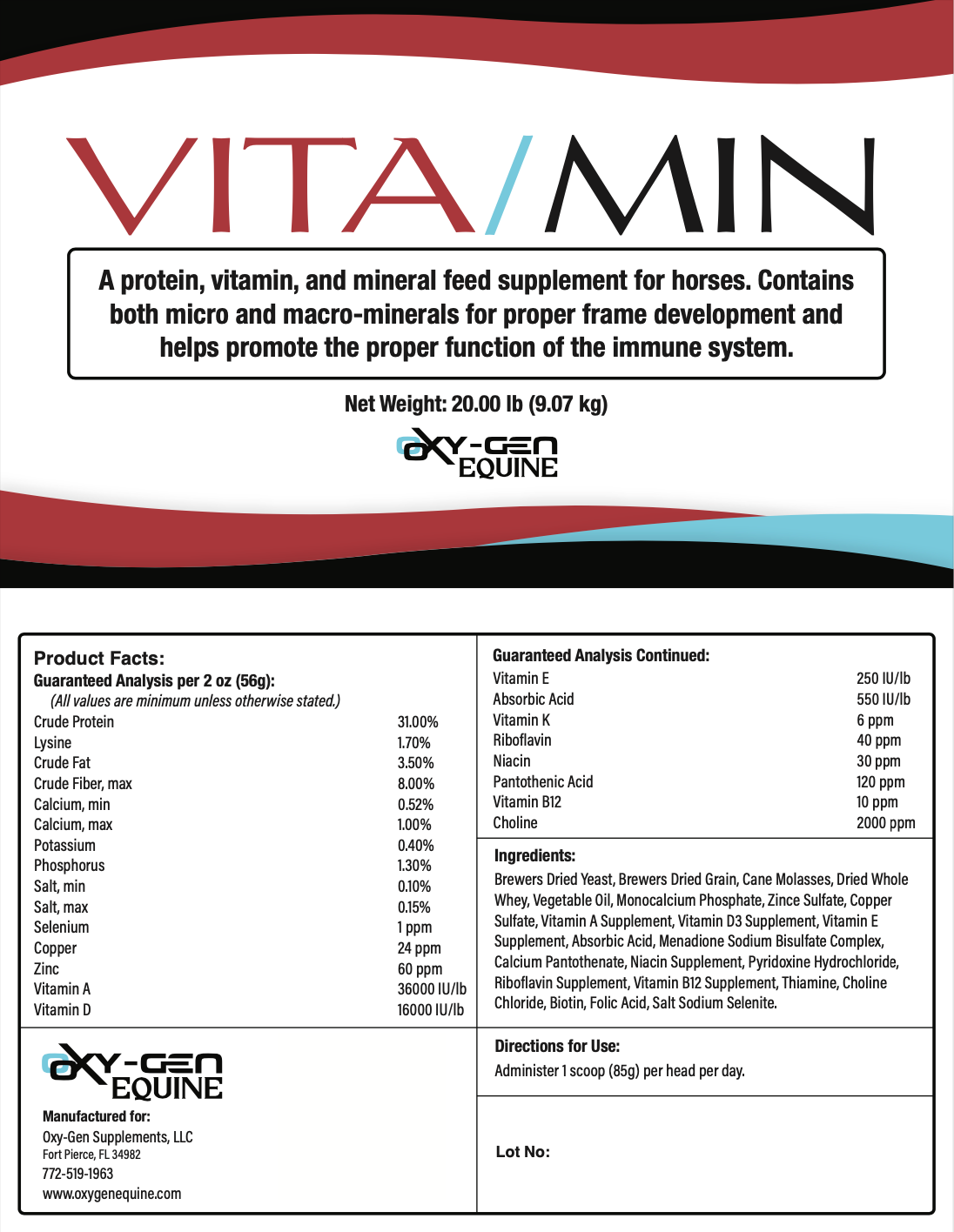 Vita/Min Daily Supplement